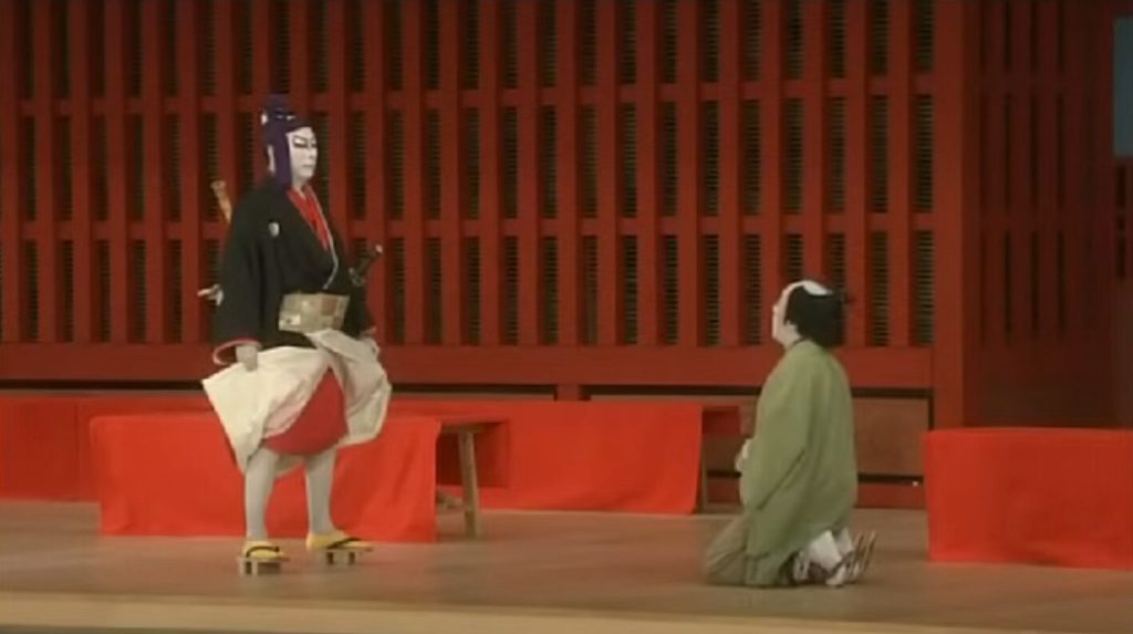 助六の股をくぐる通人・里暁