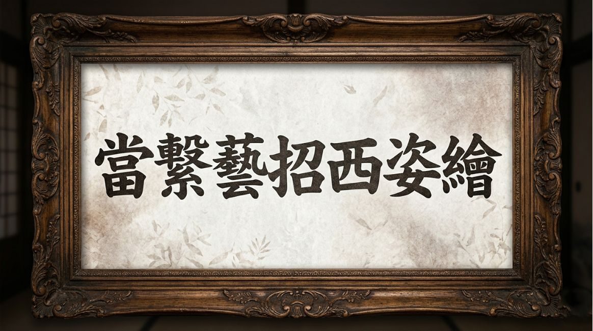 當繋藝招西姿繪