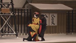 櫓のお七の人形振り