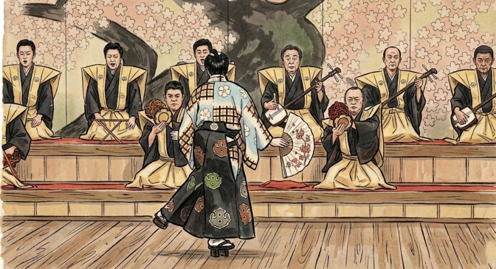 歌舞伎・高坏でのタップダンスシーン