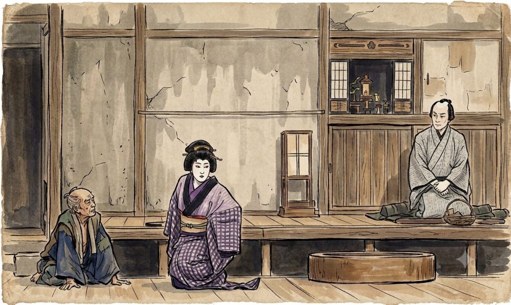 伊賀越道中双六『沼津』平作と十兵衛