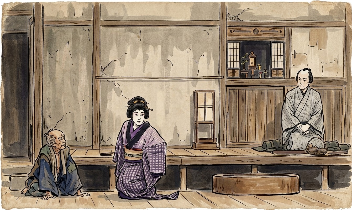伊賀越道中双六『沼津』平作と十兵衛