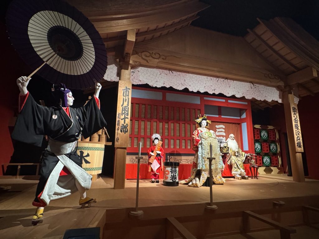 助六の舞台の展示